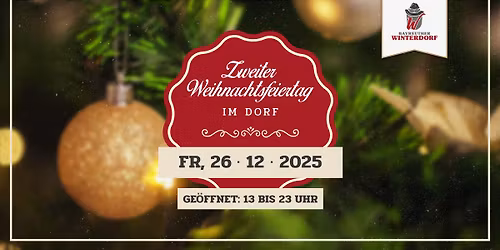 Zweiter Weihnachtsfeiertag im Dorf