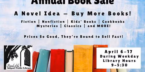 Friends of the Library Annual Book Sale 