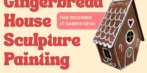 Gingerbread House Sculpture Painting