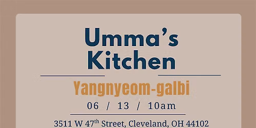 Korean Cooking Class: Yangnyeom-galbi (