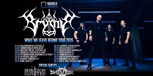 BRYMIR + Omnivortex \/\/ Skenesali, Vantaa \/\/ Pe 18.9.2026 (S\/K18)