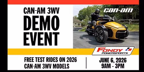 Can-Am 3WV Demo Day