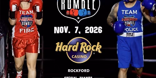 Rockford Hero Rumble - Police Vs Fire Boxing