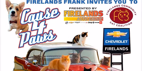 13th annual Cause 4 Paws - car show and fundraiser