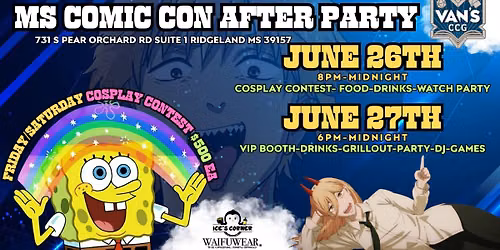 MS Comic Con After Party