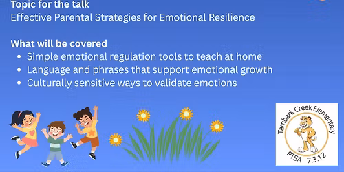 Mental Health Talk: Parenting Strategies for Emotional Resilience