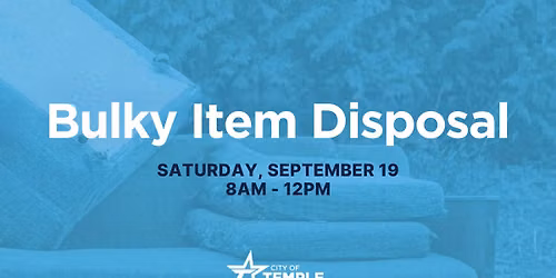 Bulky Item Disposal Day
