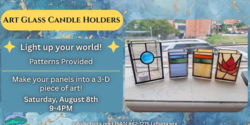 Art Glass Candle Holders Class