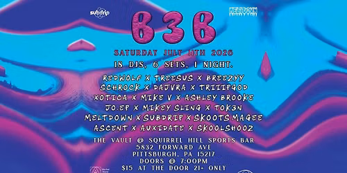 B3B : Pittsburghs EDM DJ Showcase 