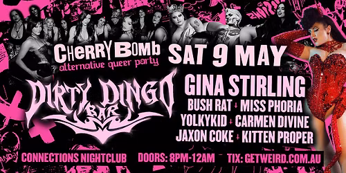Cherry Bomb: Alternative Queer Party \u2727 Sat 9 May