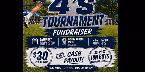 Sharks 18N Boys Co-ed Grass 4s Fundraiser