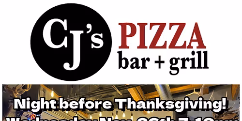 Thanksgiving Eve Show w\/ The Cover Up @ CJ\u2019s