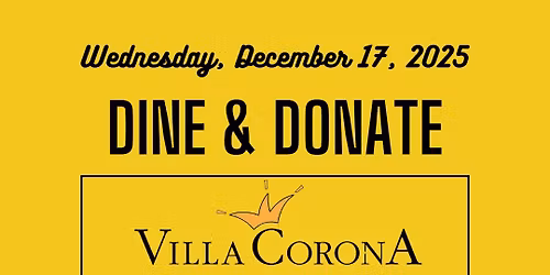 Dine & Donate: Villa Corona