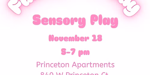 Family Fun Day:  Sensory Play