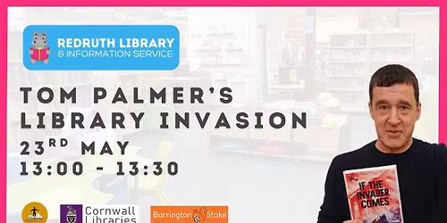 Author talk and Q&A at Redruth Library