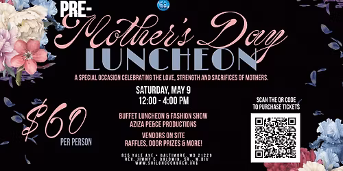 Pre-Mother\u2019s Day Luncheon & Fashion Show