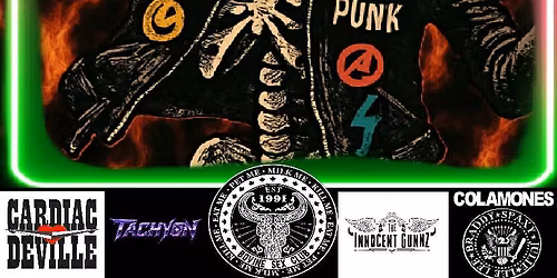 Tachyon\/The Innocent Gunnz\/Cardiac Deville\/The Colamones do the Bovine 