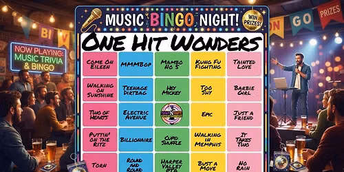 Music Bingo Night @ Madison's on Dowlen: One Hit Wonders Edition!!!