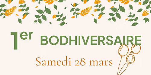\ud83c\udf89 BODHIVERSAIRE \u2013 1 an du Centre \ud83c\udf89