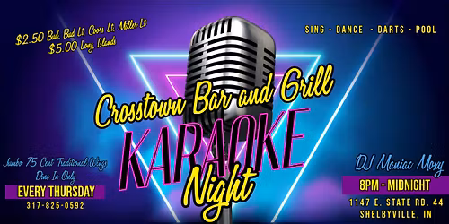 Karaoke Every Thursday Night