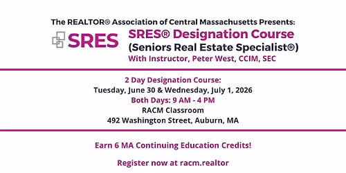 SRES\u00ae Designation Course
