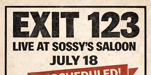 Exit 123 Live at Sossys Saloon Agassiz 