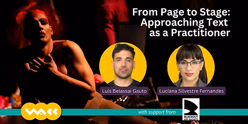 From Page to Stage: Approaching Text as a Practitioner