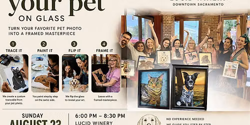 Paint Your Pet on Glass at Lucid Winery