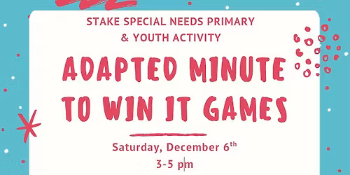 Stake Special Needs Activity led by our Youth!