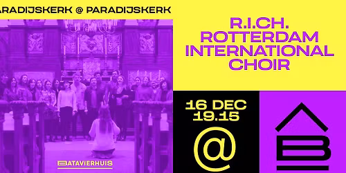 R . I . CH . Rotterdam International Choir at Paradijskerk