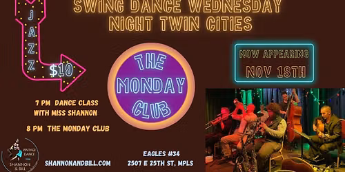 The Monday Club at Swing Dance Wednesday 11\/18