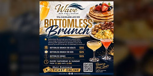 Bottomless Brunch at Wave | All-You-Can-Enjoy Brunch in Canton