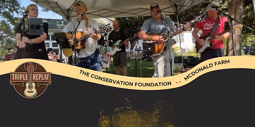 Triple Replay @ The Conservation Foundation Fall Market & Music Fest at McDonald Farm