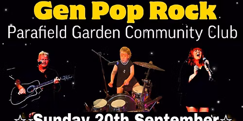 Gen Pop + Kye John The Pop Power Trio Parafield