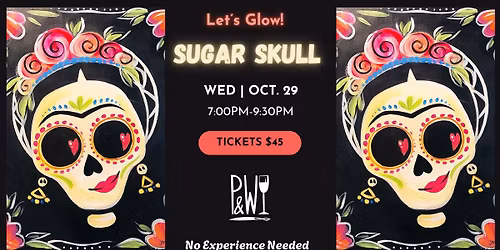 Black Light Paint Party | Sugar Skull