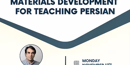 Introduction to Materials Development for Teaching Persian