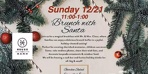 Brunch with Mr. & Mrs. Claus