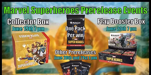 Marvel Superheroes Collector Box Prerelease