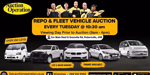 EVERY TUESDAY REPO & FLEET CAR AUCTION!