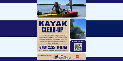 Call to Earth Day - Lazy Dog x CNN x Reef Relief Kayak Cleanup
