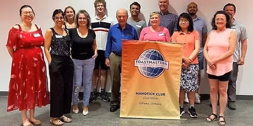 Manotick Toastmasters In Person Meeting