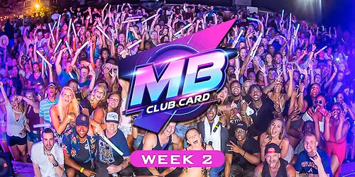 Myrtle Beach Club Card 2026 Week 2 (June 6th-June 13th)