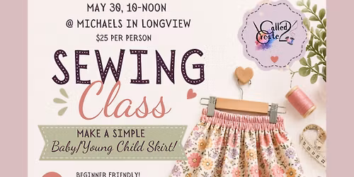 Sewing Class @ Michaels in Longview