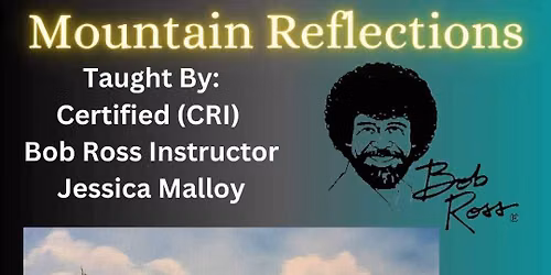 Mountain Reflections - Bob Ross wet on wet by Certified Instructor (CRI)