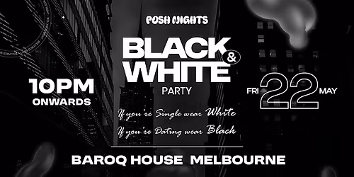 Black & White Bollywood Party