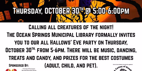 All Hallow's Eve Party & Costume Contest