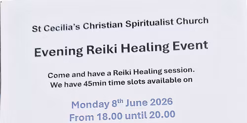 Evening Reiki Healing Event