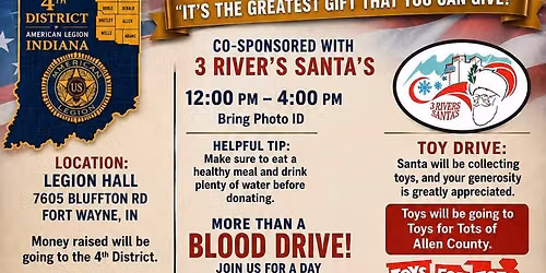 Blood Drive & Toy Drive