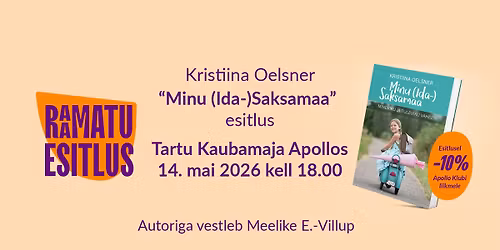 Kristiina Oelsneri "Minu (Ida-)Saksamaa esitlus Tartu Kaubamaja Apollos, k\u00fcsitleb Meelike E.-Villup