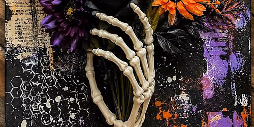 Haunted Hands - Halloween Mixed Media Workshop